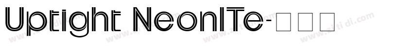 Uptight NeonlTe字体转换